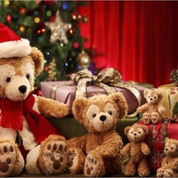 Christmas teddy bears