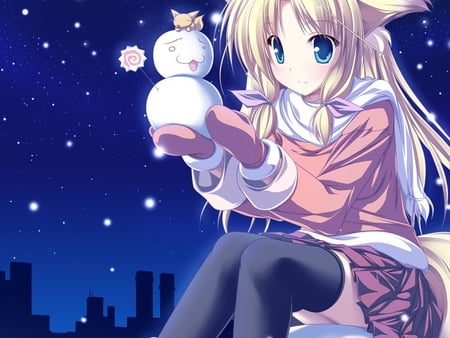 the christmas night - anime, awesome, amazing, cute, lovely