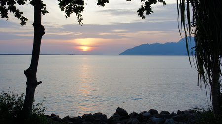 Sunset breeze - scenery, beaches, sunset, beautiful