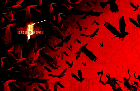 Resident Evil 5 - resident evil, resident evil 5, birds, crows