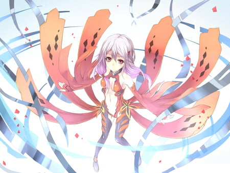 Inori Yuzuriha - anime, white, female, guilty crown, inori yuzuriha, sexy