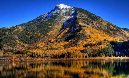 Mountain - nature, lake, mountain, other