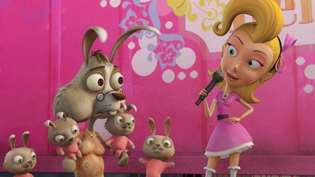 GOLDIE - rabbit, screen, mother, movie, goldielocks