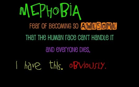 Mephobia - red, green, awesome, mephobia, black