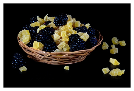 Blackberries - blackberries, berry, yellow, blackberry