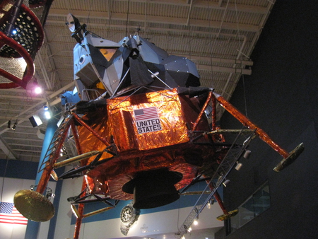 Lunar Lander at the Johnson Space Center - johnson center, spaceship, lunar, moon vehicle