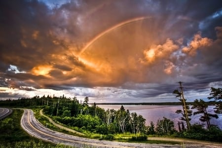 COLORED CLOUDS - nature, colored, sky, clouds