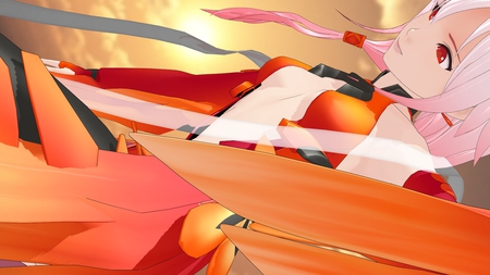 INori yuzuriha - girl, inori, anime, cute, guilty crown