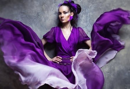 Marija Djachkova - marija djachkova, purple, woman, model