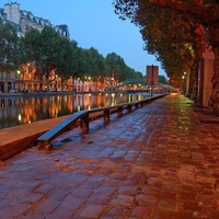 Saint Martin Canal in the Early Morning