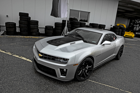 ZL1 Silver - bowtie, 580 hp, gm, camaro