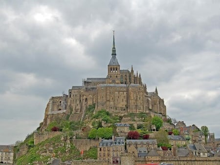 Mont Saint Michel , France - monument, sky, building, france