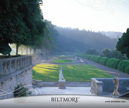 Biltmore Italian Garden - estate, vanderbilt, biltmore, gardens