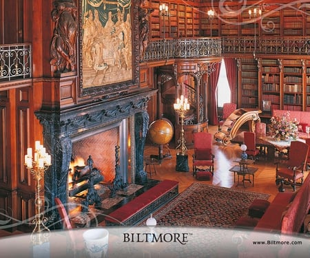 Biltmore House Library - architecture, library, biltmore house, biltmore