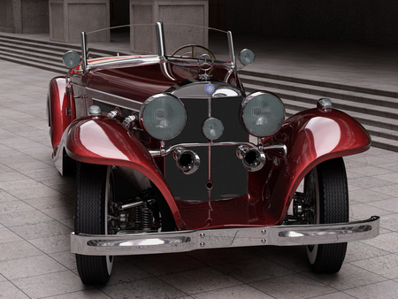 '37 Mercedes Benz 540k - 37, 1937, automobile, mercedes, antique, car, 540, benz, 540k, convertible, classic