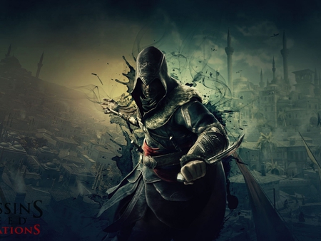 Assassin's Creed - warrior, ezio, killer, cgi, epic, assassins creed, hitman