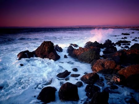 Sea - sea, nature, beach, rocks