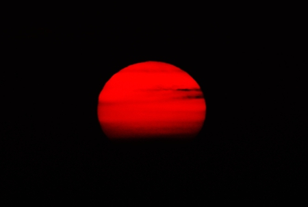 sun - 3d, night, red, sun