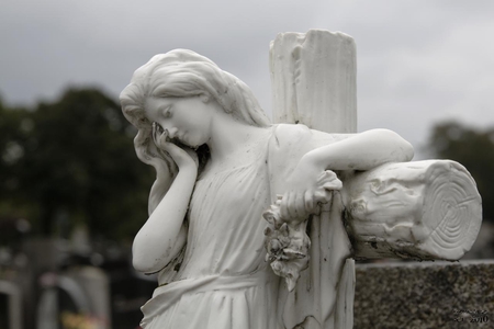 Lady in White - white, lady, vienna, austria, statue