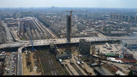 Basarab bridge-Bucharest - basarab, modern, bucharest, architecture, bridge