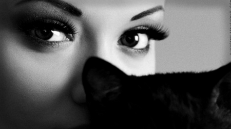 Her eyes say it all - woman, special, beauty, eyes, photography, black and white, face, beautiful, photoshop