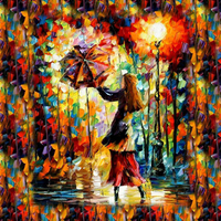 Lady With Umbrella F2