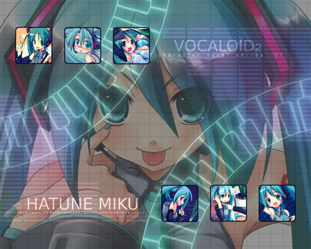 Meet Miku - magnify miku, vocaloid, miku hatsune, hatsune miku, silly miku, miku, hatsune, many mikus, background miku