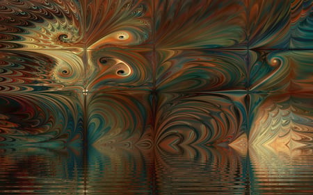 ╰☆╮ღ ❀river of dreams fractal❀ღ ╰☆╮ - colorful, river, dream, fractal