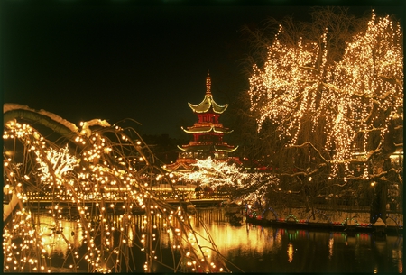 Christmas Lights - christmas, copenhagen, tivoli, lights