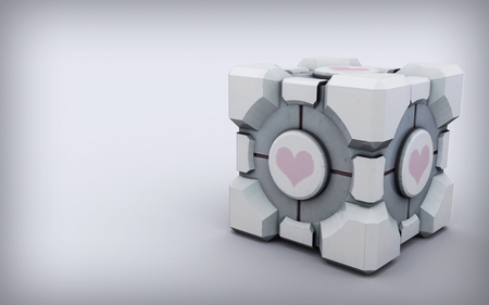 Companion Cube - portal, companion, game, cube