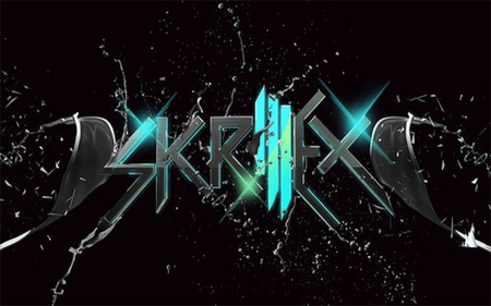 Skrillex - skrillex, black, grey, blue