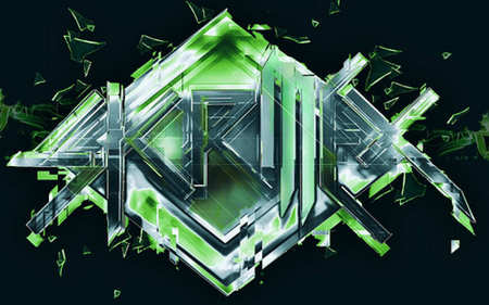 Skrillex - skrillex, green, black, blue