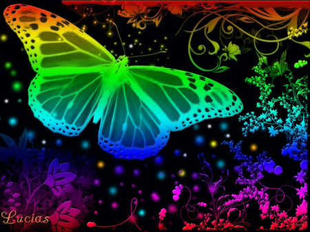 Butterfly color - fun, people, desktop, other