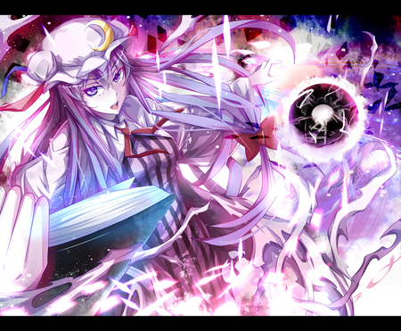 Patchouli Knowledge - touhou, female, patchouli knowledge, magic, anime, fantasy, cute