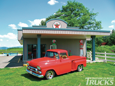 Friendships Forged - classic, gm, red, truck