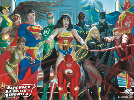 Justice League - jla, comics, dc, heroes