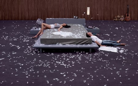 Happy morning - pillow fight, fun, happy morning, wallpaper