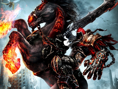 Darksiders - darksiders, black, game, other