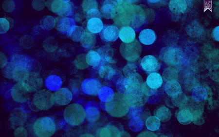 out of focus - abstract, lights, blue, photography