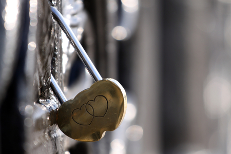 lovelock - love, abstract, photography, lock, heart, romance