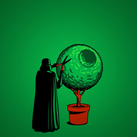 Darth Vader garden