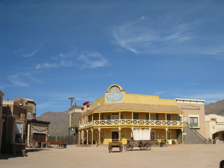 Old Tucson Studios - arizona, tucson studios, desert, az, movie studios