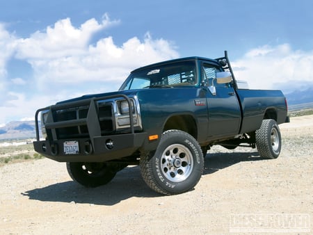 Timeless - truck, diesel, black, dodge