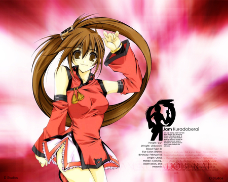 Jam Kuradoberi - jam, game, guilty gear, beautiful, anime, long hair, anime girl, jam kuradoberi