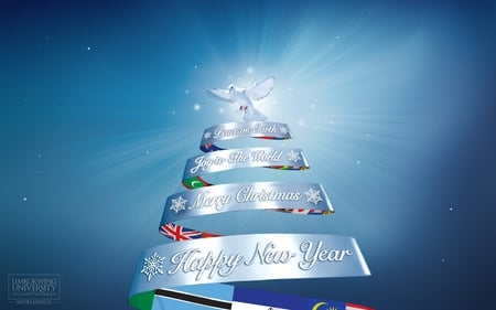 Whishes - 3d, wishes, blue, christmas, new year