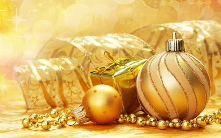 Golden Christmas Decoration