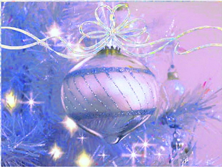 Pastel holidays - silver, pink, blue, ball, pastels, christmas