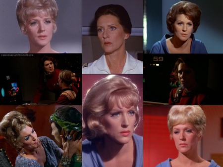 Majel Barrett-Roddenberry as Christine Chapel - star trek, nurse chapel, tos, christine chapel