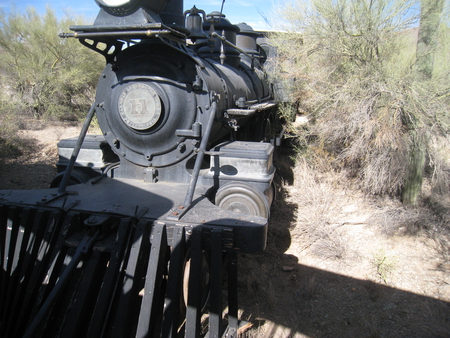 Train to Nowhere - old west, train, trains, desert