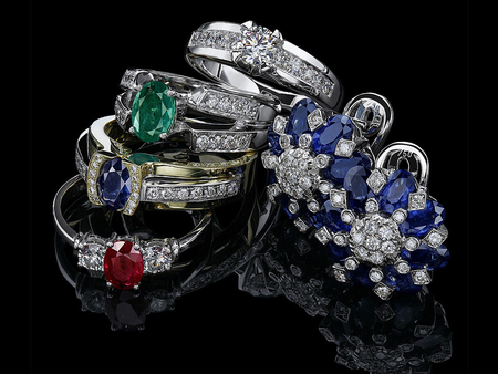 Jewellery. - gemstone, silver, ring, gold, jewellery